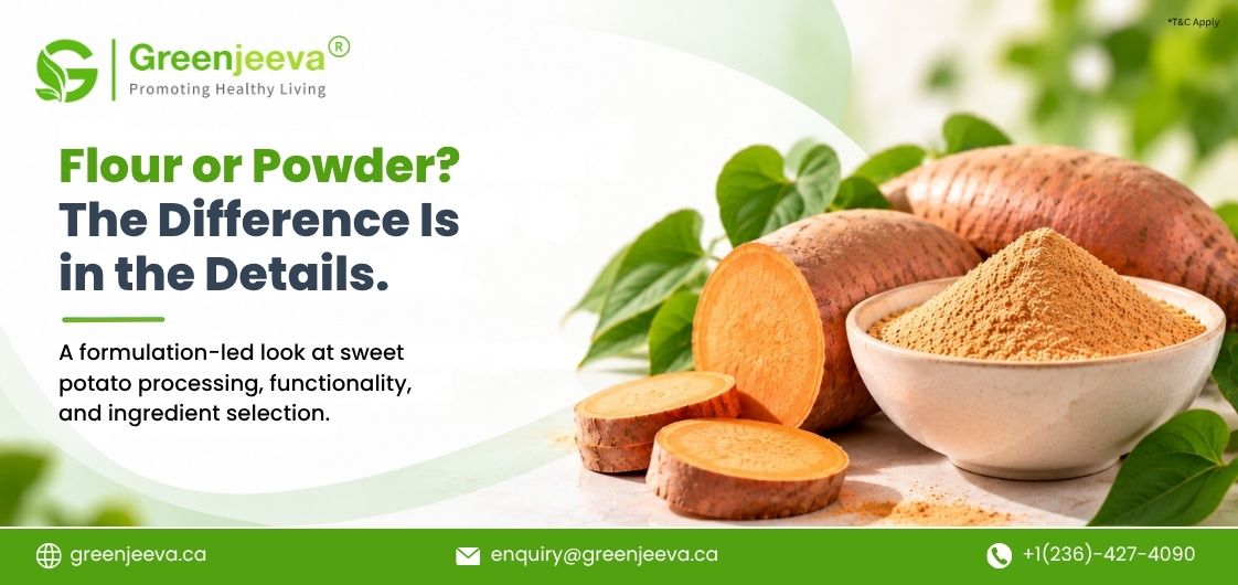 Sweet Potato Flour vs Sweet Potato Powder and What Food Formulators Need to Know